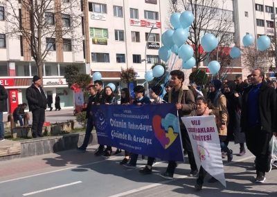 BOLU Çocuk Hakları Gönüllüleri Derneği 2 NİSAN Otizm ile  Farkındalık Günü Etkinliği